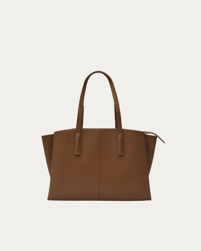 Paloma Tote Chestnut sold by Freja New York