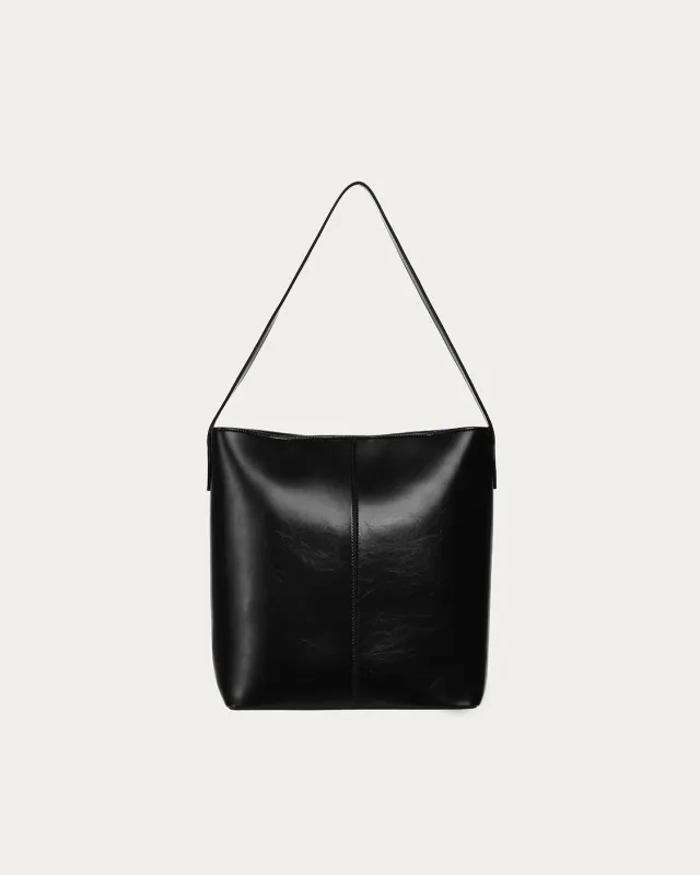 Kaia Bag Black Gloss sold by Freja New York