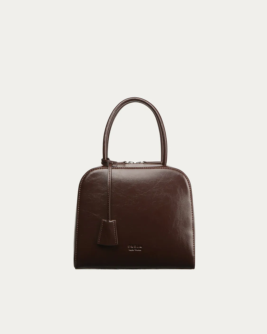 Miro Bag Raisin Gloss sold by Freja New York