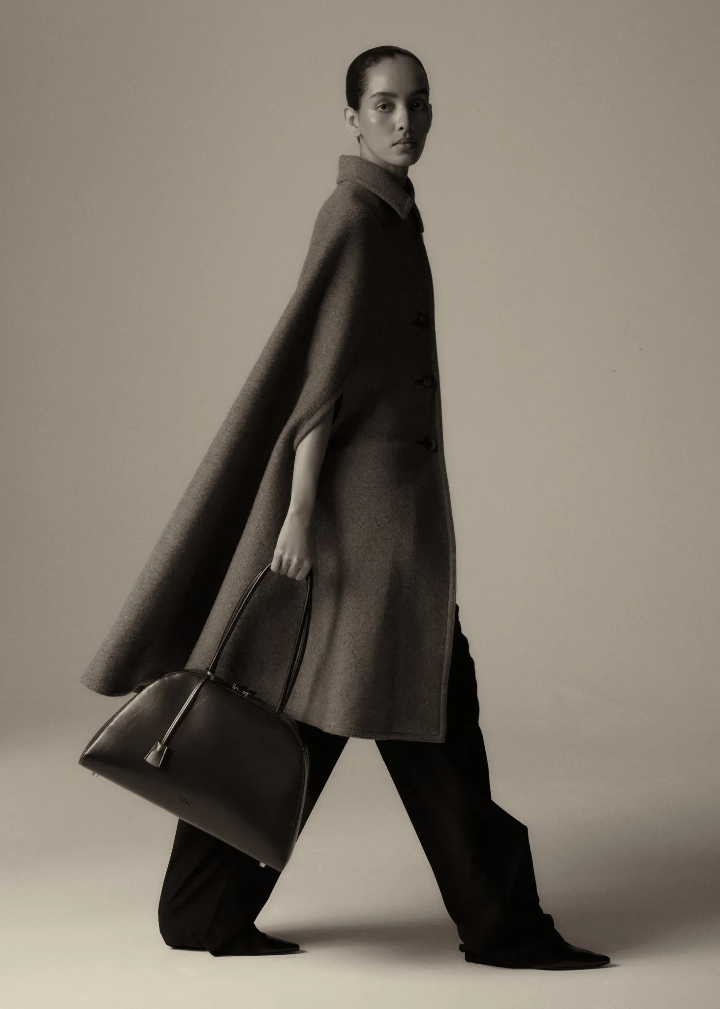 Alma Bag Tall Black Gloss sold by Freja New York product image thumbnail 2