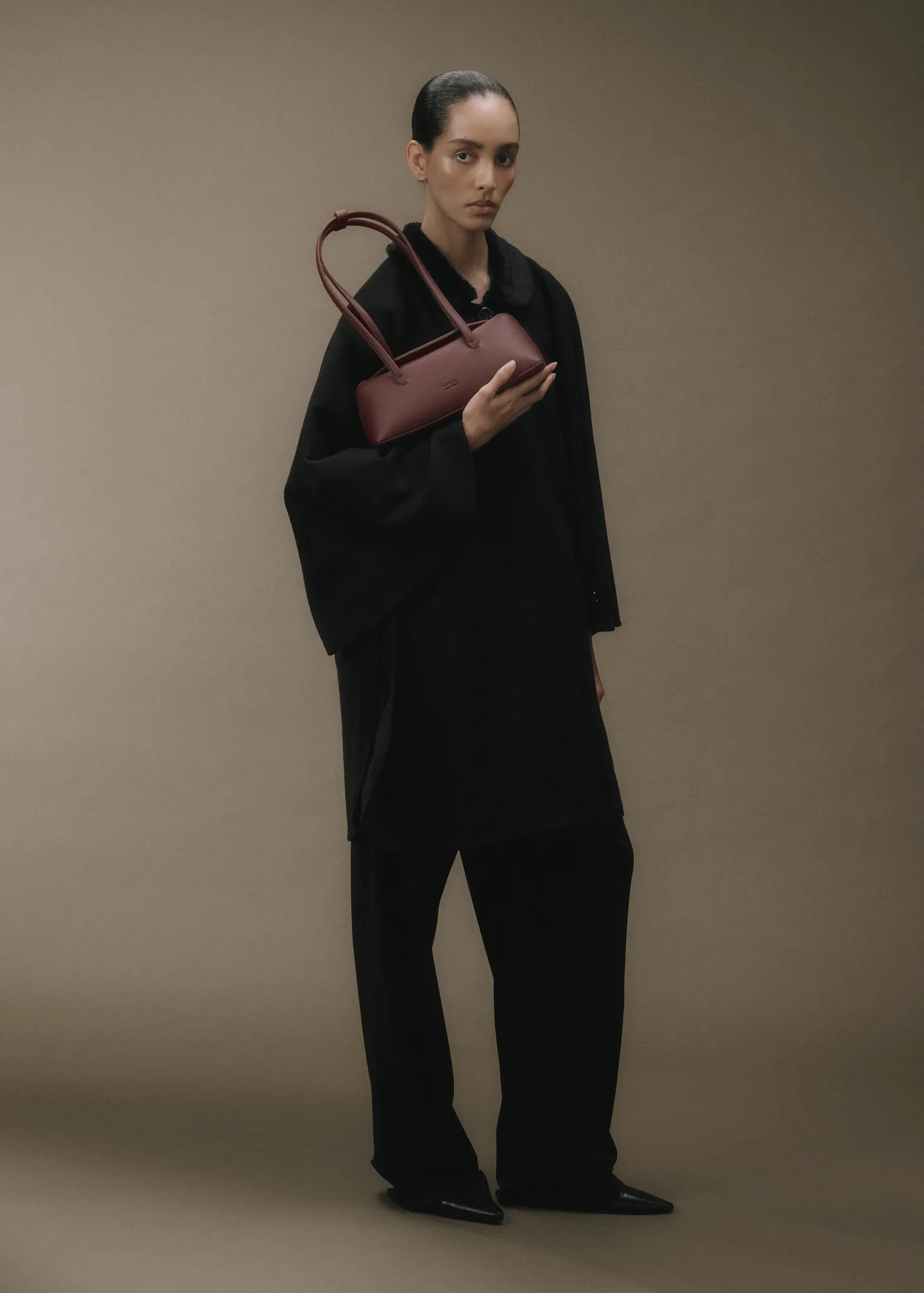 Mini Chrystie Bag Fig sold by Freja New York product image thumbnail 5