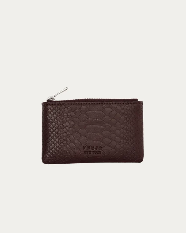 Zip Pouch 5 Berry Croc sold by Freja New York