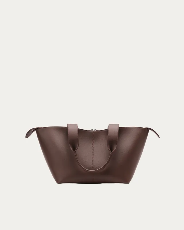 Bleecker Tote Espresso made by Freja New York