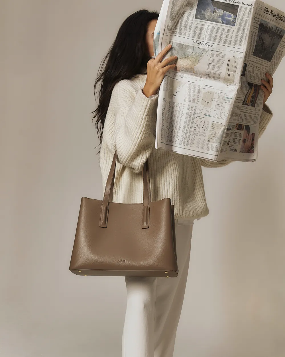 Linnea Tote Taupe sold by Freja New York product image thumbnail 5