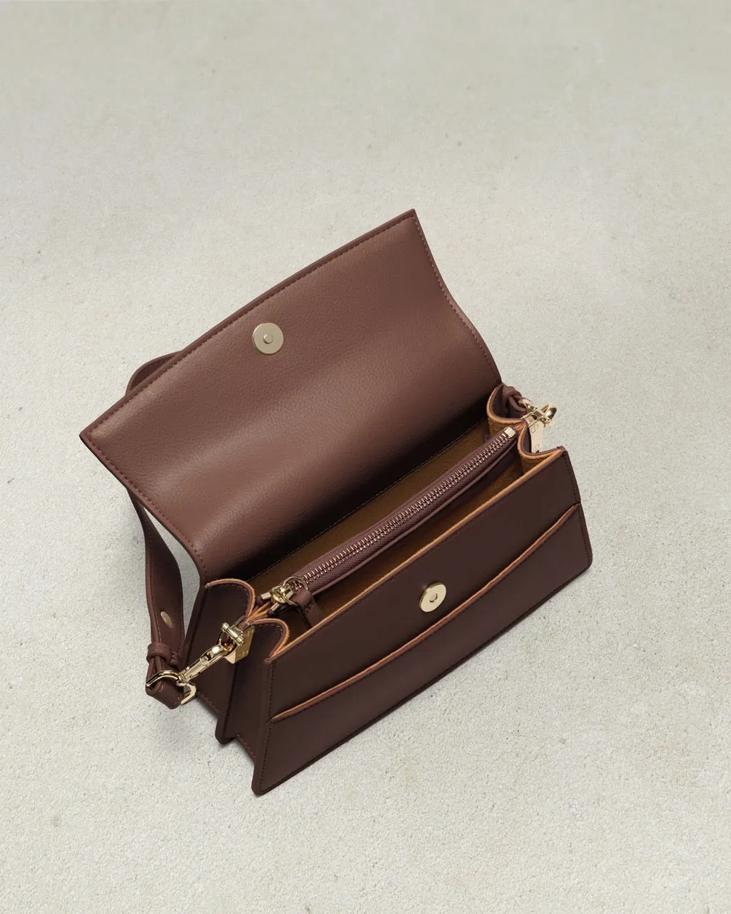 Mini Shoulder Bag Pecan sold by Freja New York product image thumbnail 3