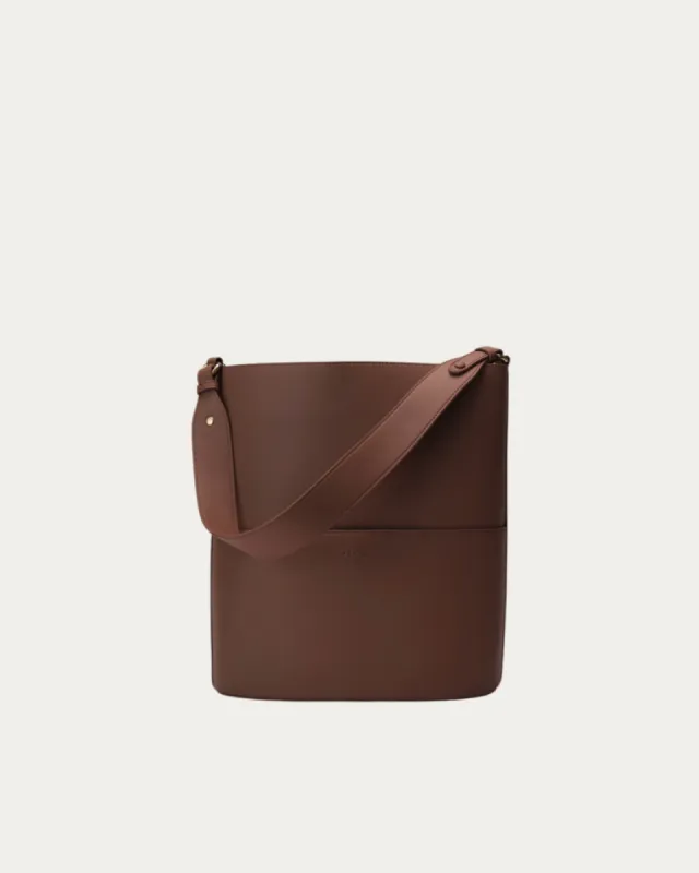 Tall Tote Pecan sold by Freja New York