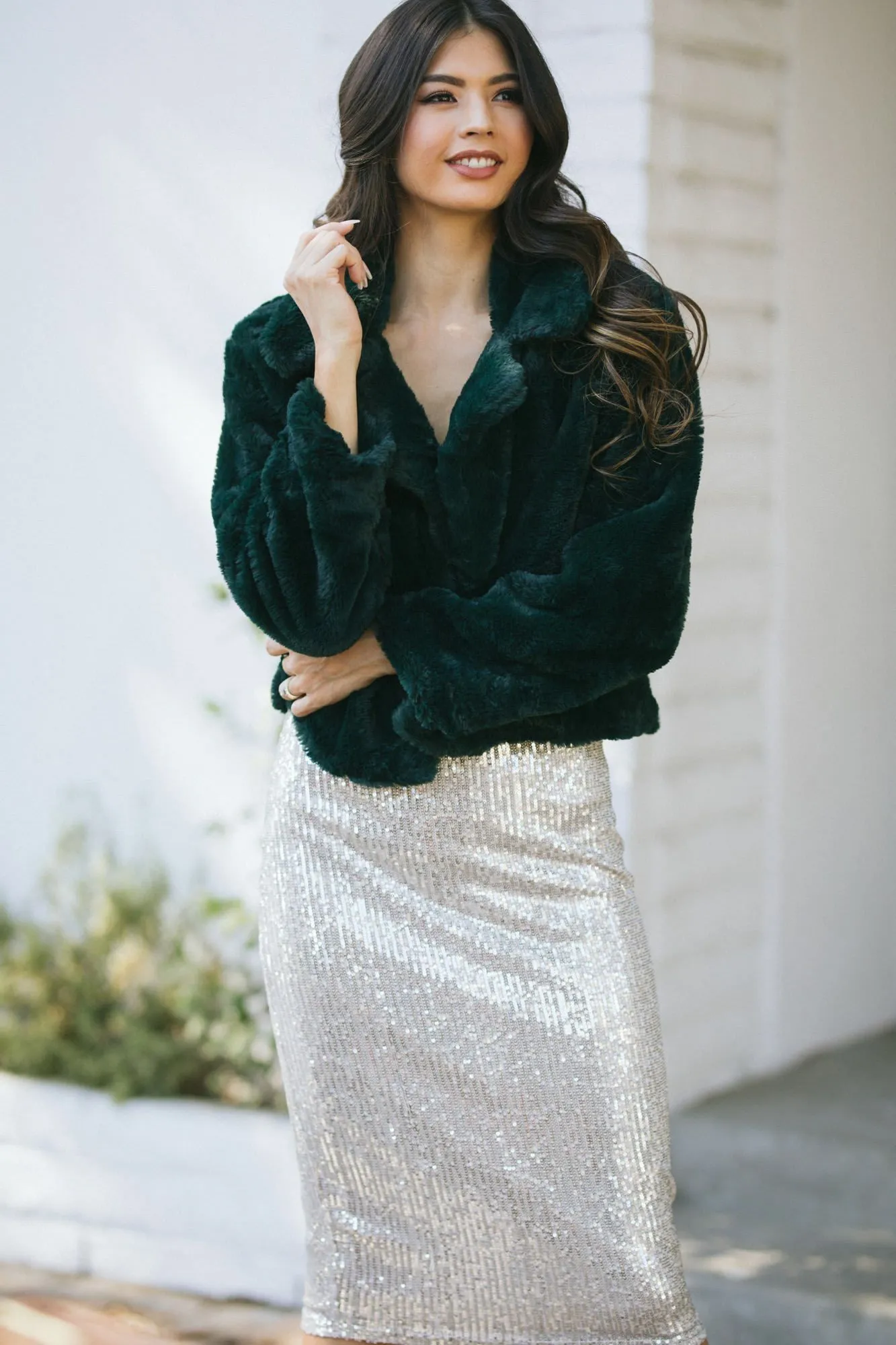 Evelyn Faux Fur Coat sold by Morning Lavender product image thumbnail 4