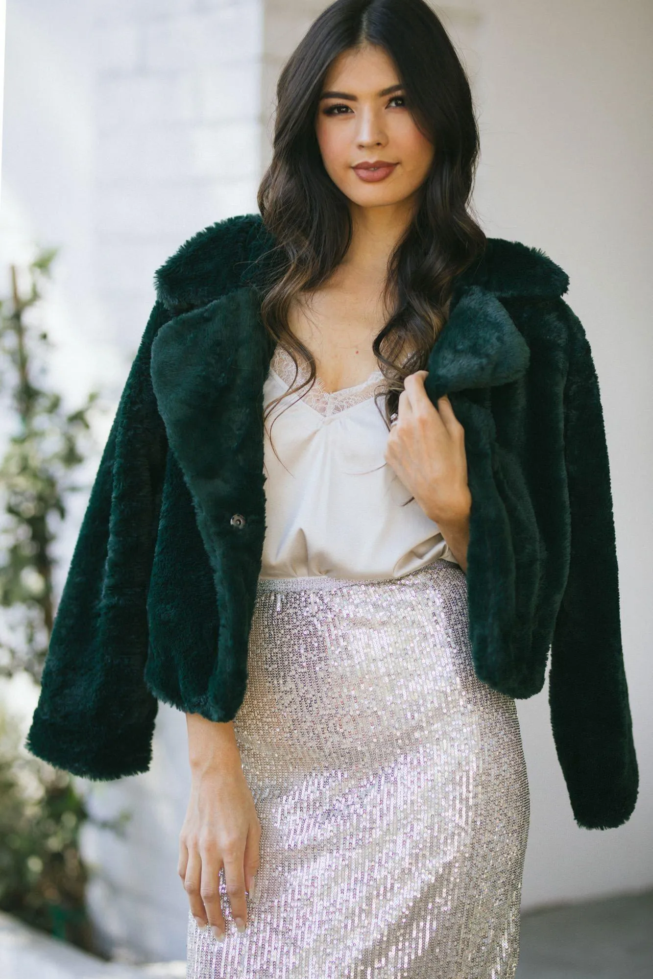 Evelyn Faux Fur Coat sold by Morning Lavender product image thumbnail 2