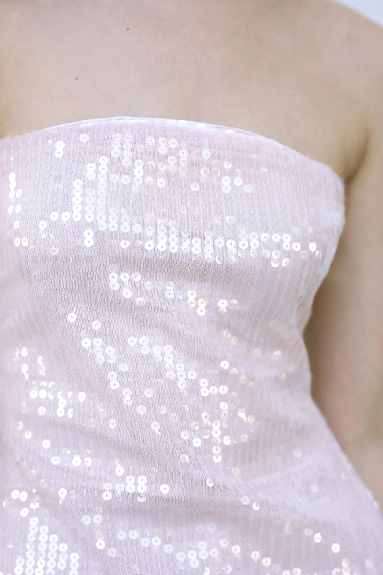 Sheila Strapless Sequin Mini Dress sold by Morning Lavender product image thumbnail 4