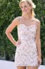 Candice Floral Eyelet Mini Dress sold by Morning Lavender