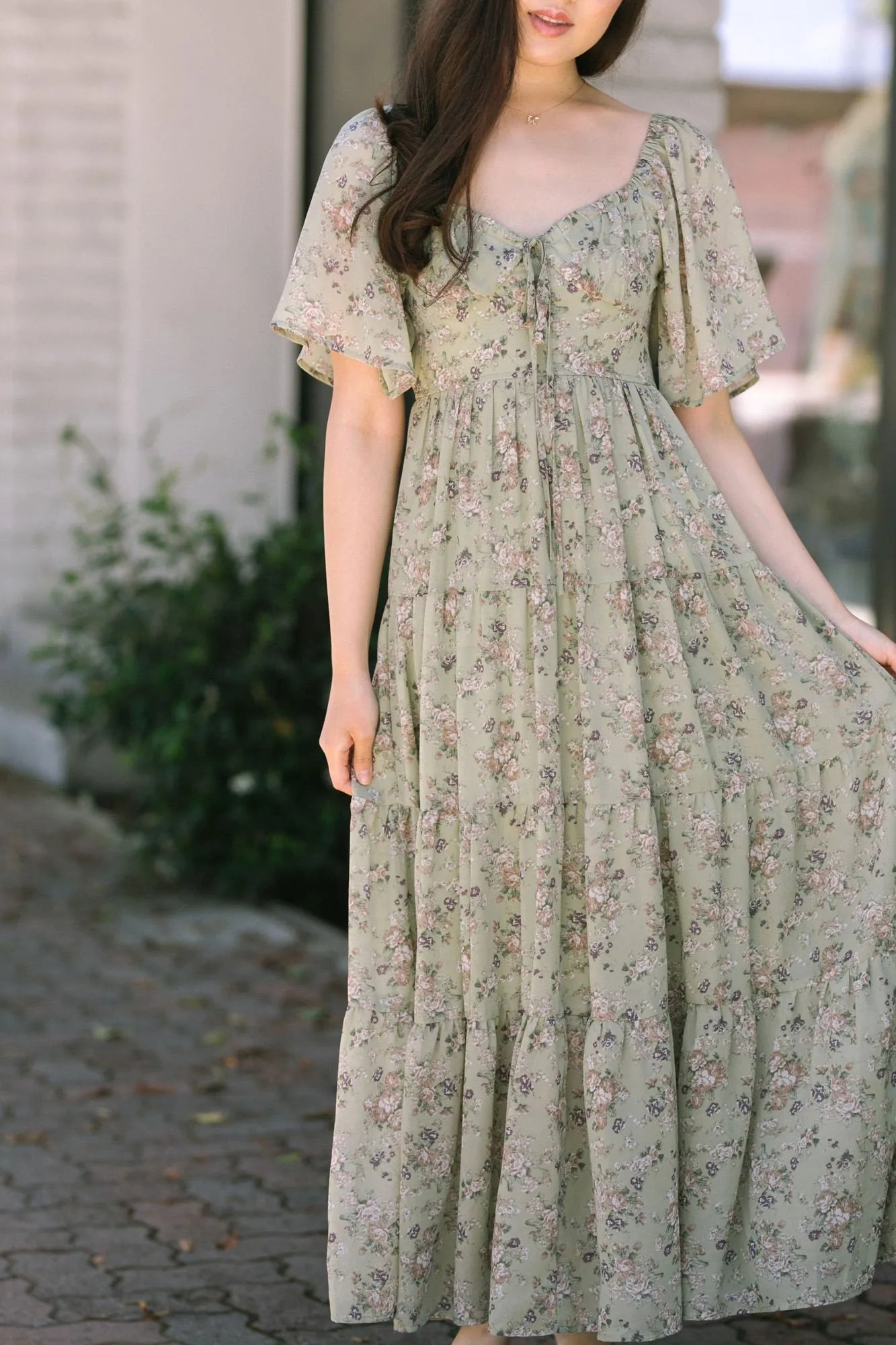 Yara Sweetheart Tiered Dress sold by Morning Lavender product image thumbnail 5