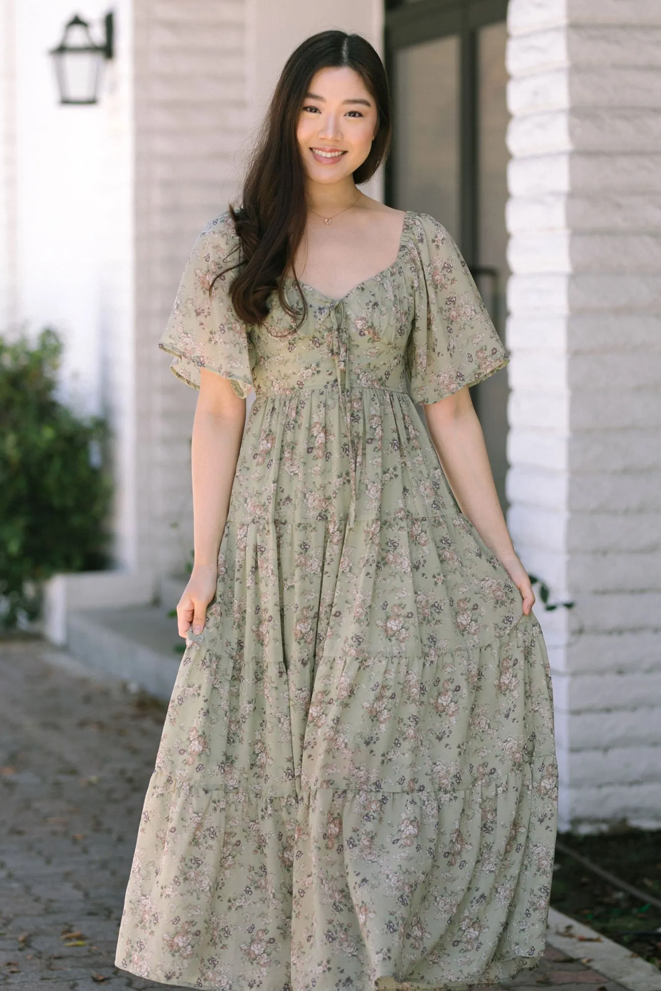 Yara Sweetheart Tiered Dress sold by Morning Lavender product image thumbnail 2