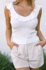 Doreen Ruffled Knit Tank sold by Morning Lavender