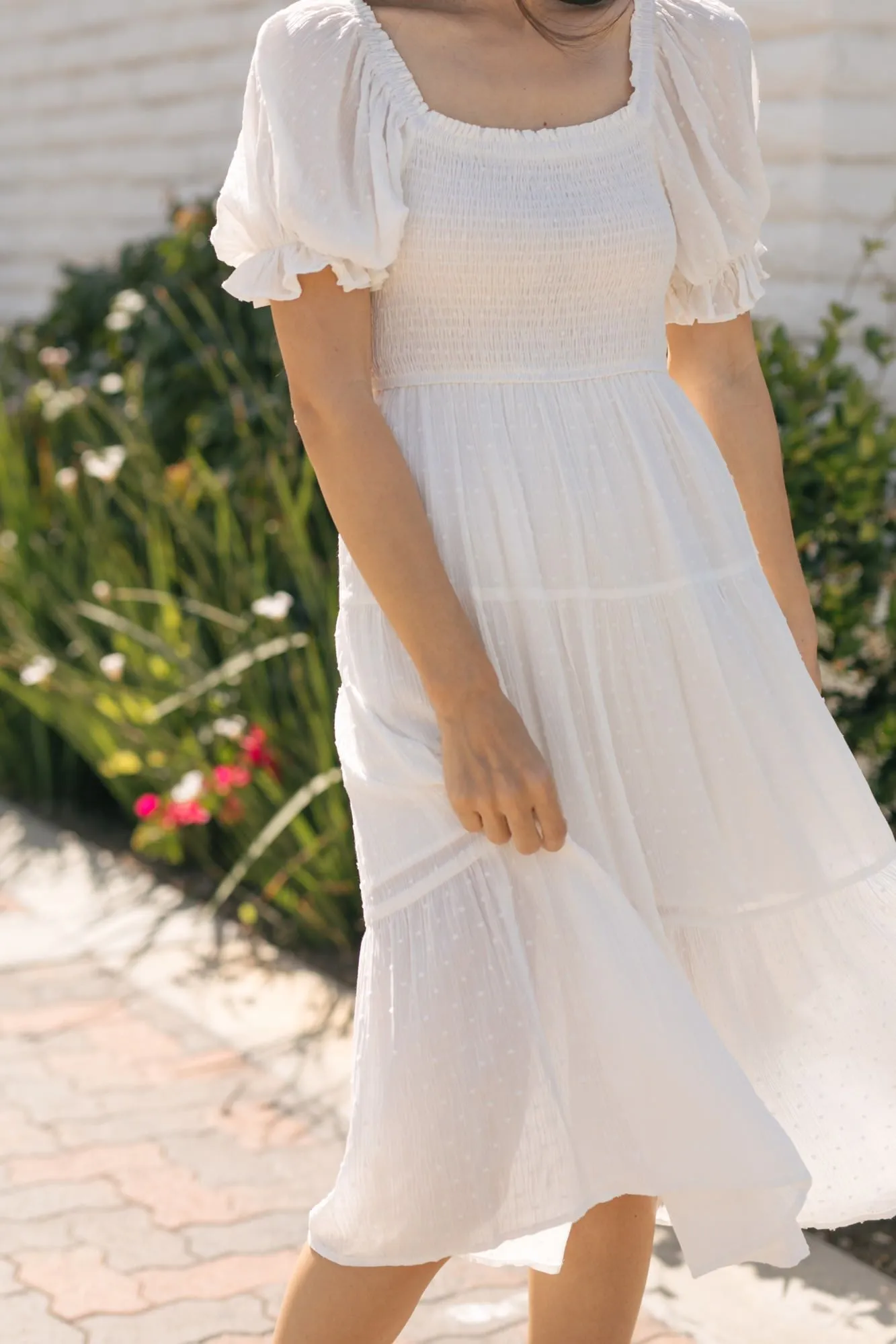 Madison Dotted Midi Dress sold by Morning Lavender product image thumbnail 2