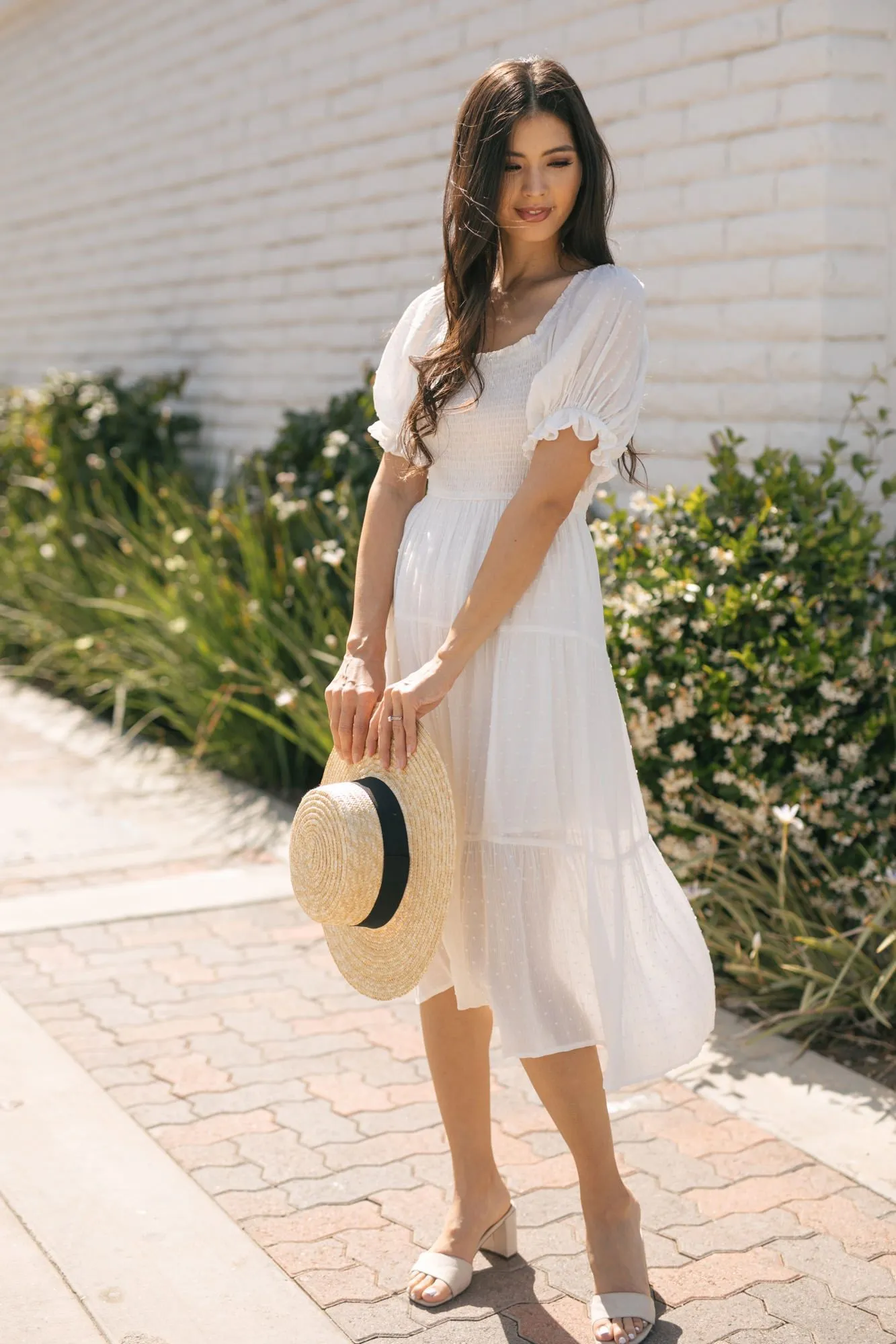 Madison Dotted Midi Dress sold by Morning Lavender product image thumbnail 5