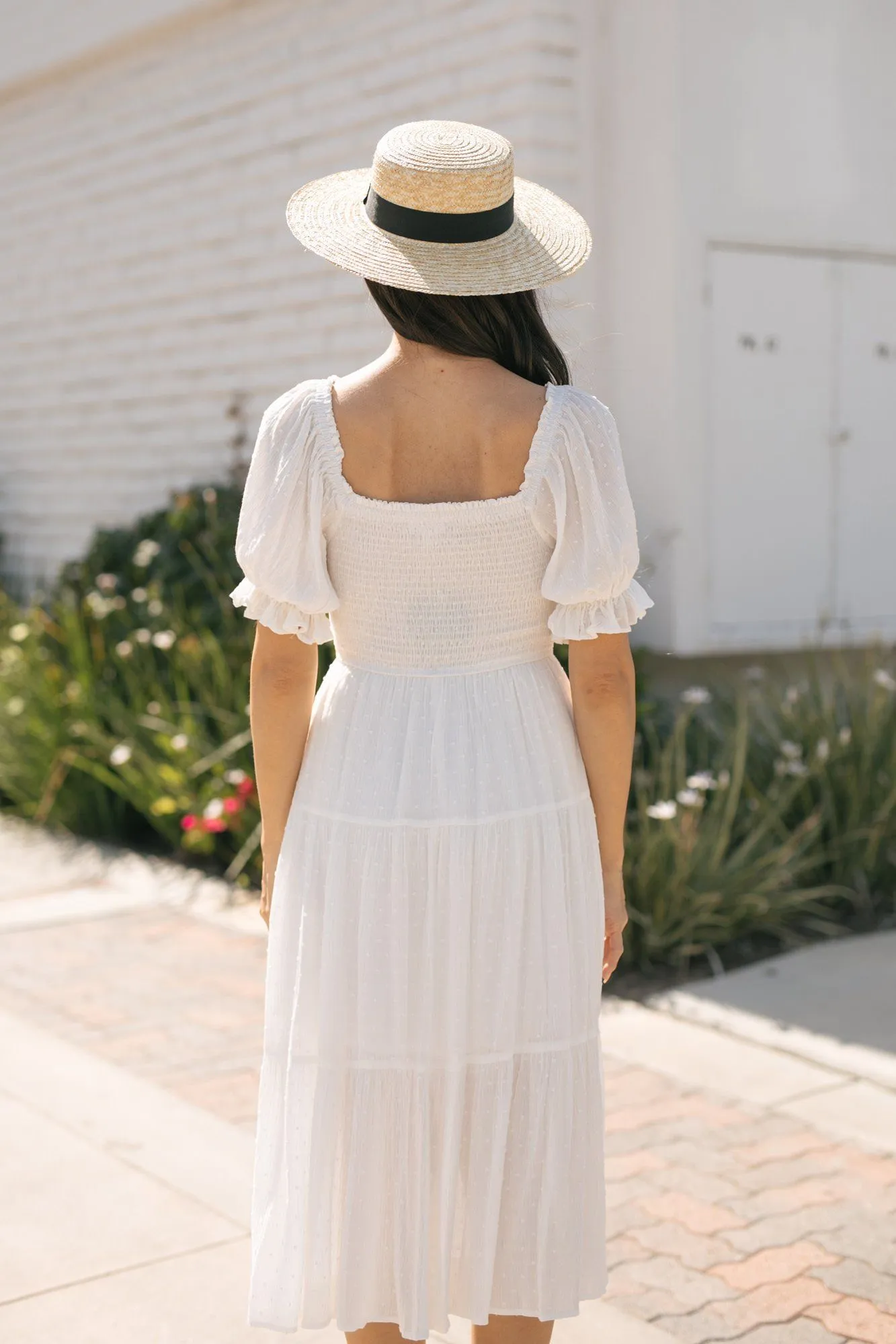 Madison Dotted Midi Dress sold by Morning Lavender product image thumbnail 3
