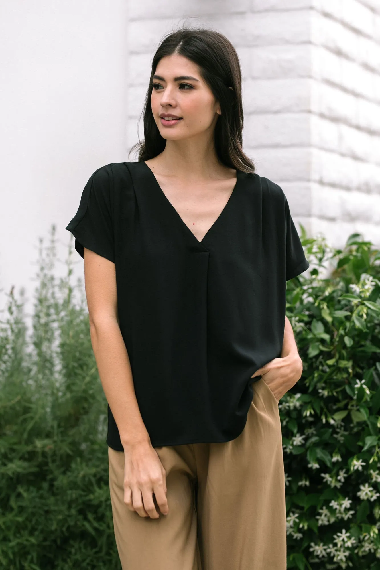 Rhode V-Neck Blouse sold by Morning Lavender product image thumbnail 2