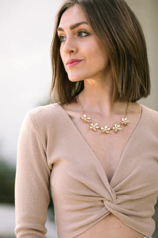 Jocelyn Flower Necklace sold by Morning Lavender