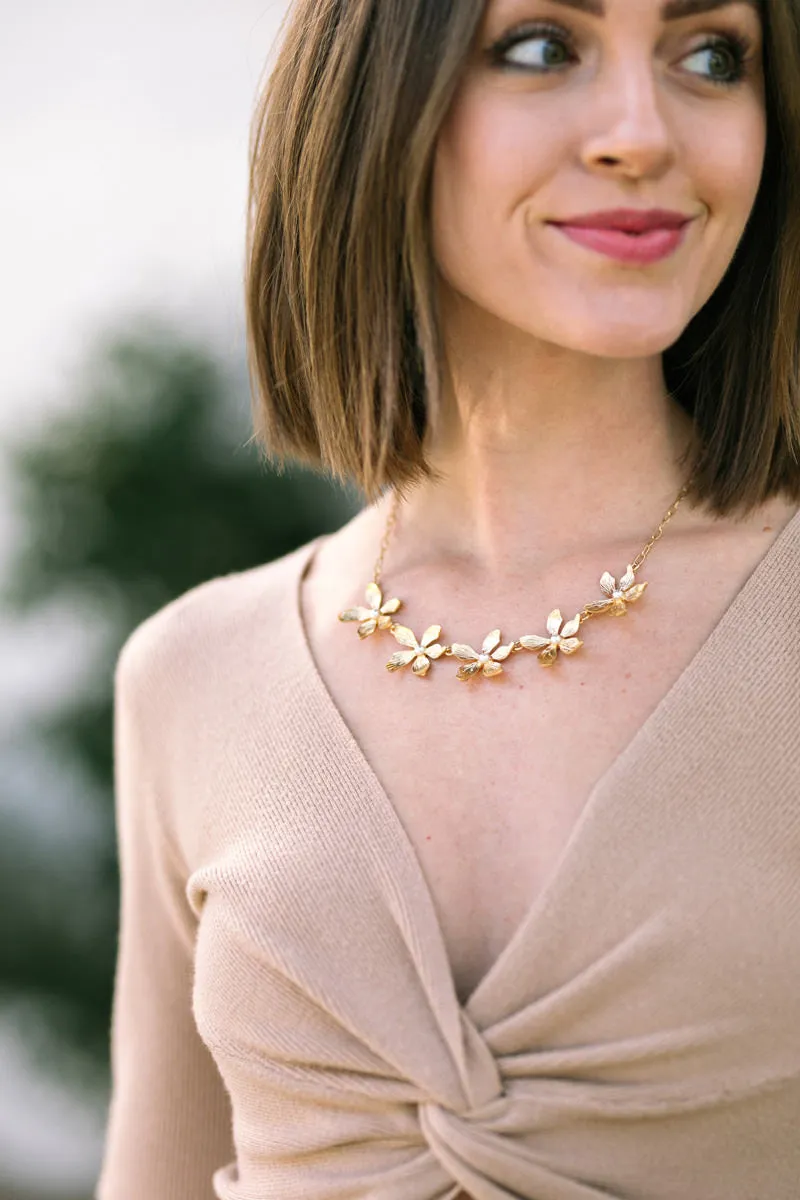 Jocelyn Flower Necklace sold by Morning Lavender product image thumbnail 2