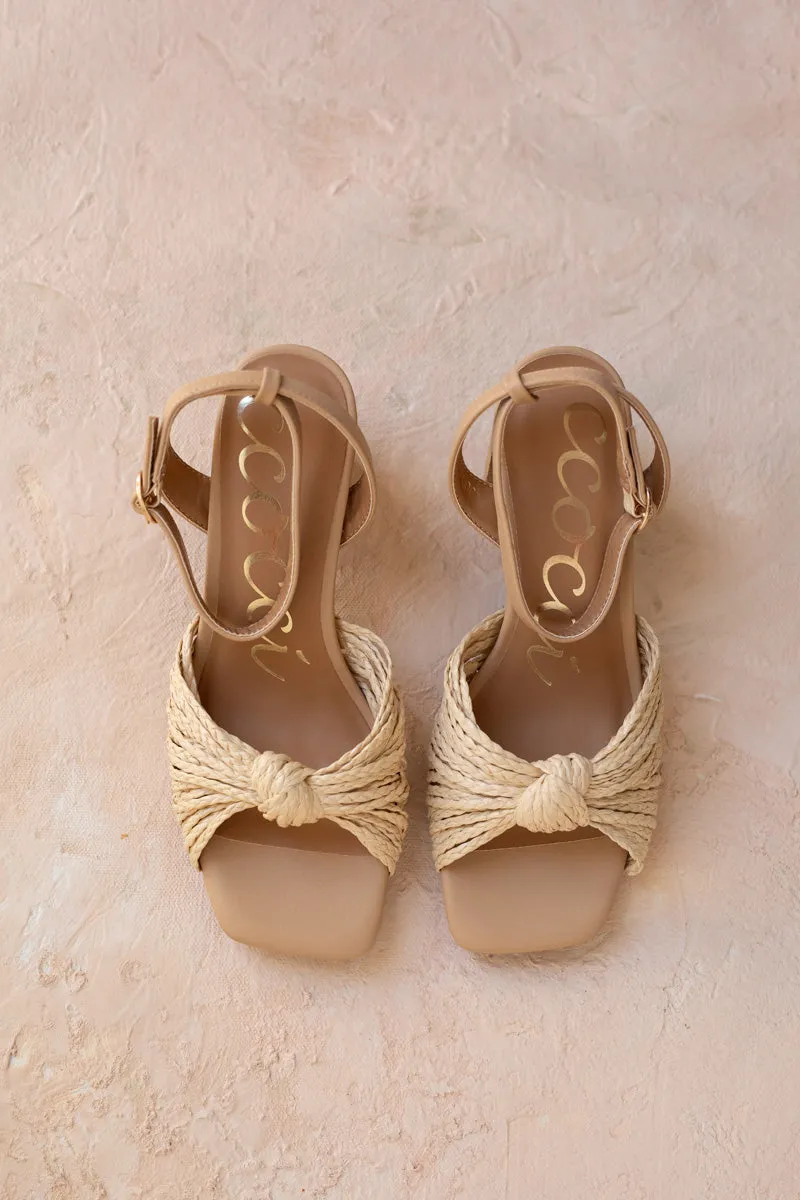 Joyce Knotted Sandal Heels sold by Morning Lavender product image thumbnail 3