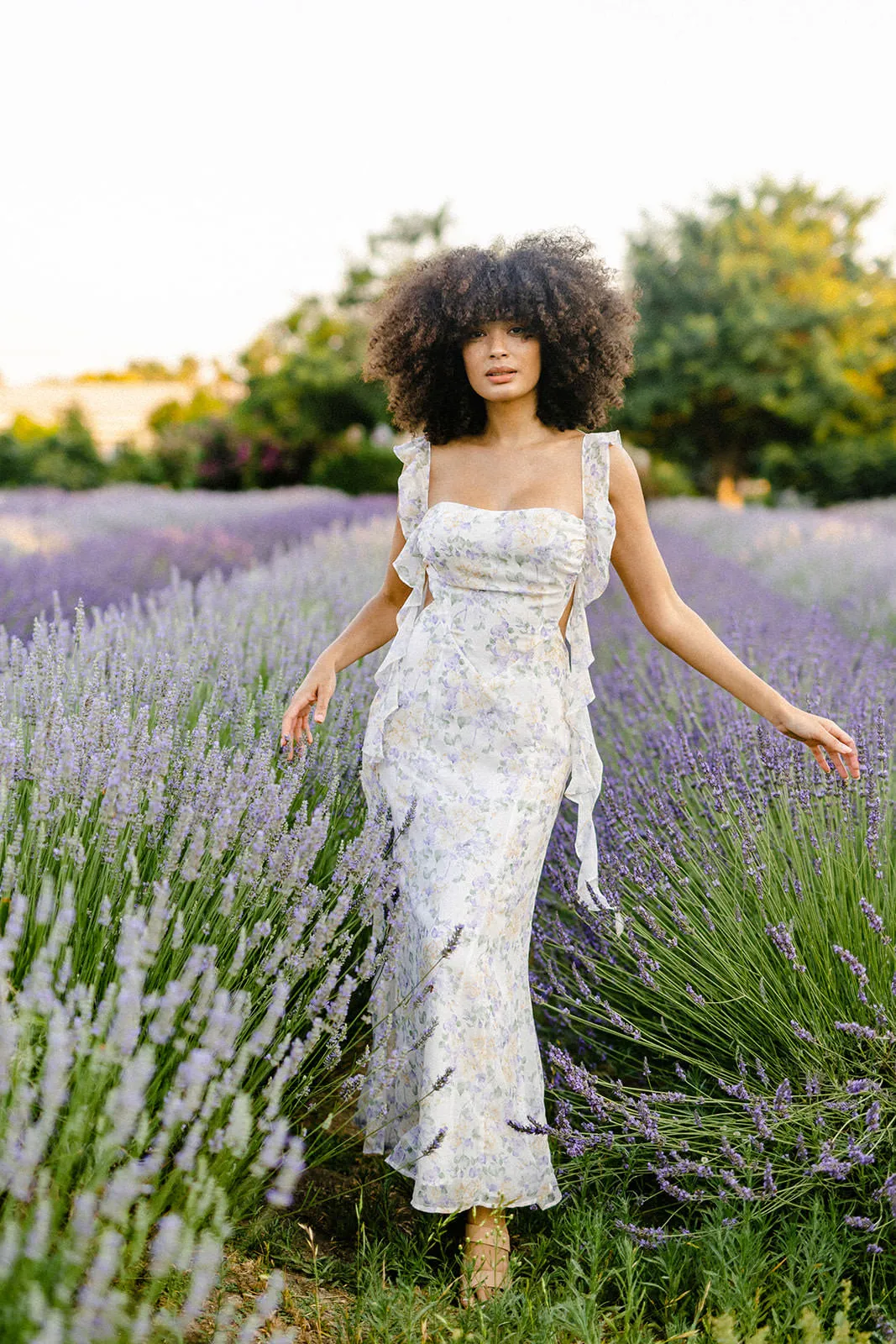 Melanie Chiffon Maxi Dress sold by Morning Lavender