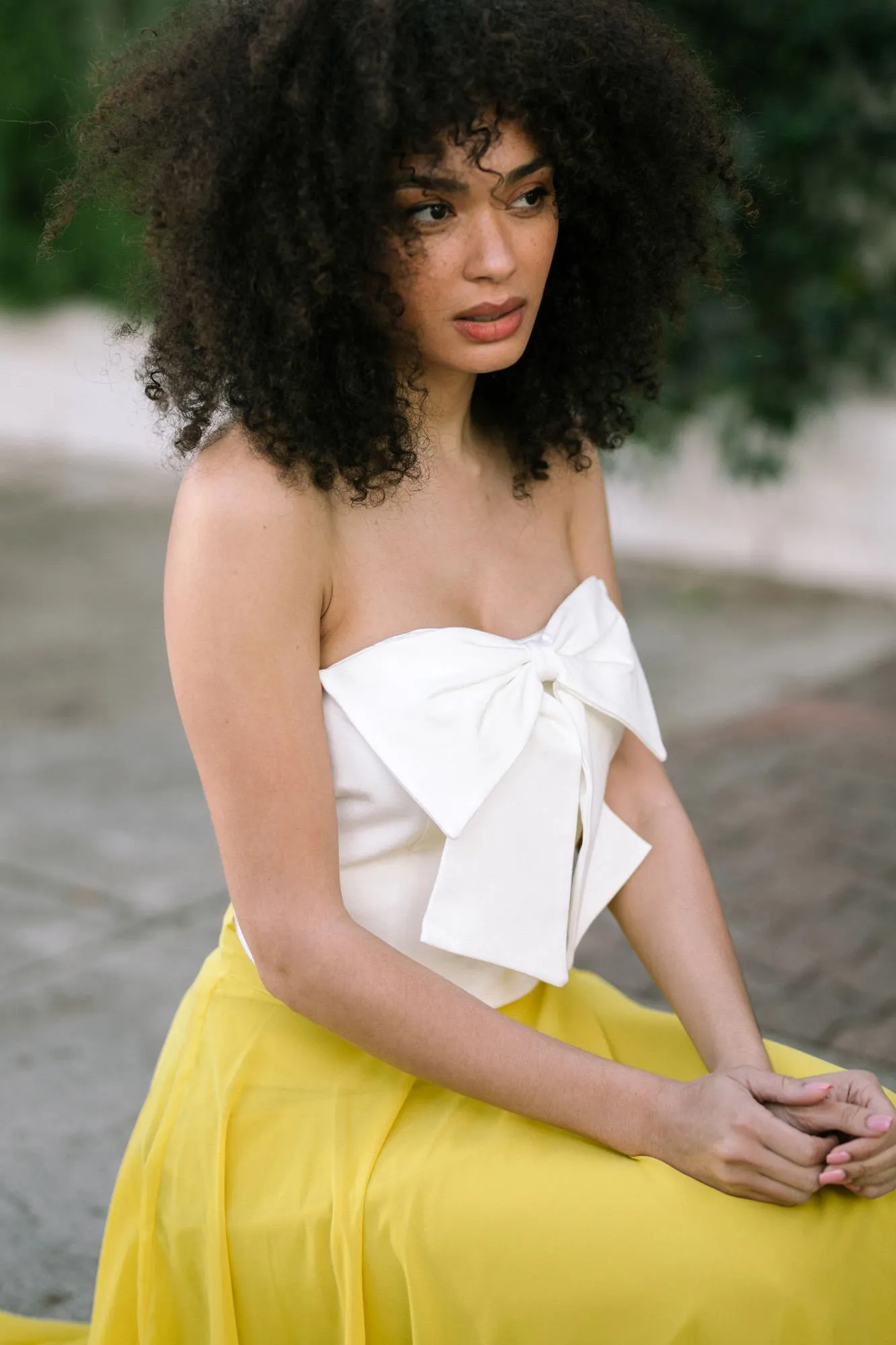 Helene Bow Tube Top sold by Morning Lavender product image thumbnail 5