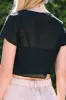 Luca Sheer Cropped Top Set sold by Morning Lavender