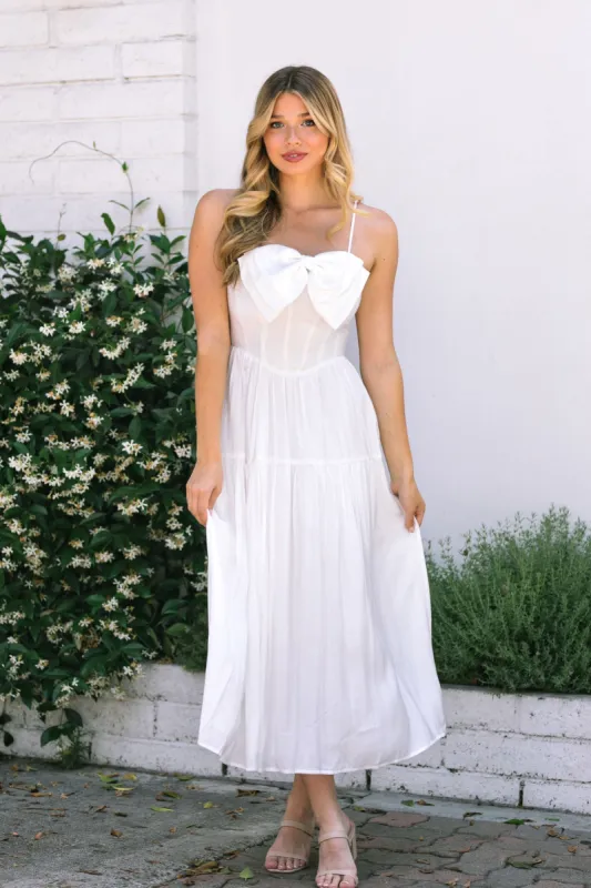 Janelle Corset Bow Dress sold by Morning Lavender
