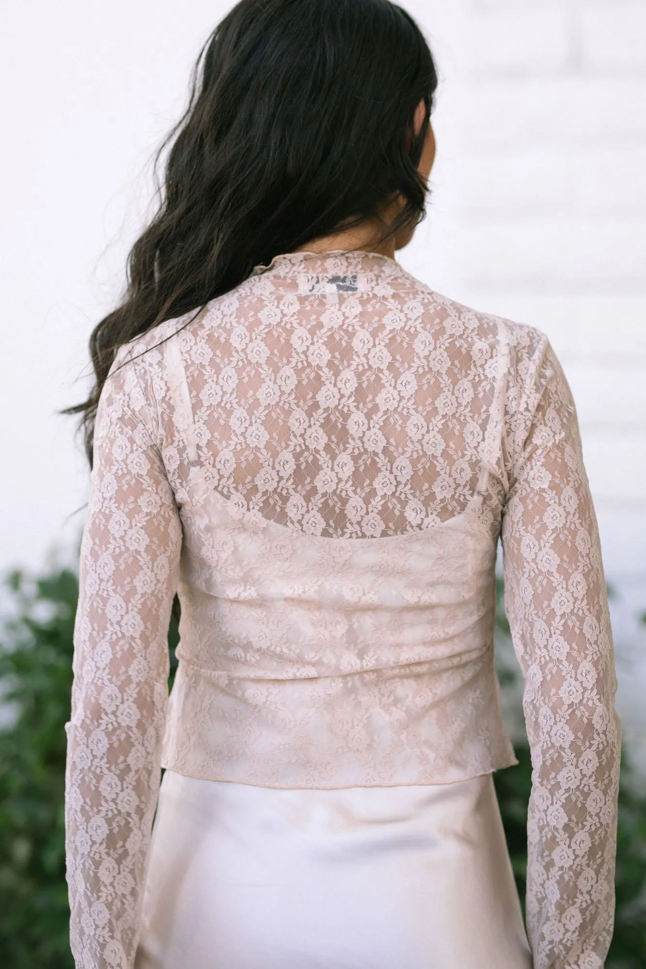 Meryl Mock Neck Lace Top sold by Morning Lavender product image thumbnail 4