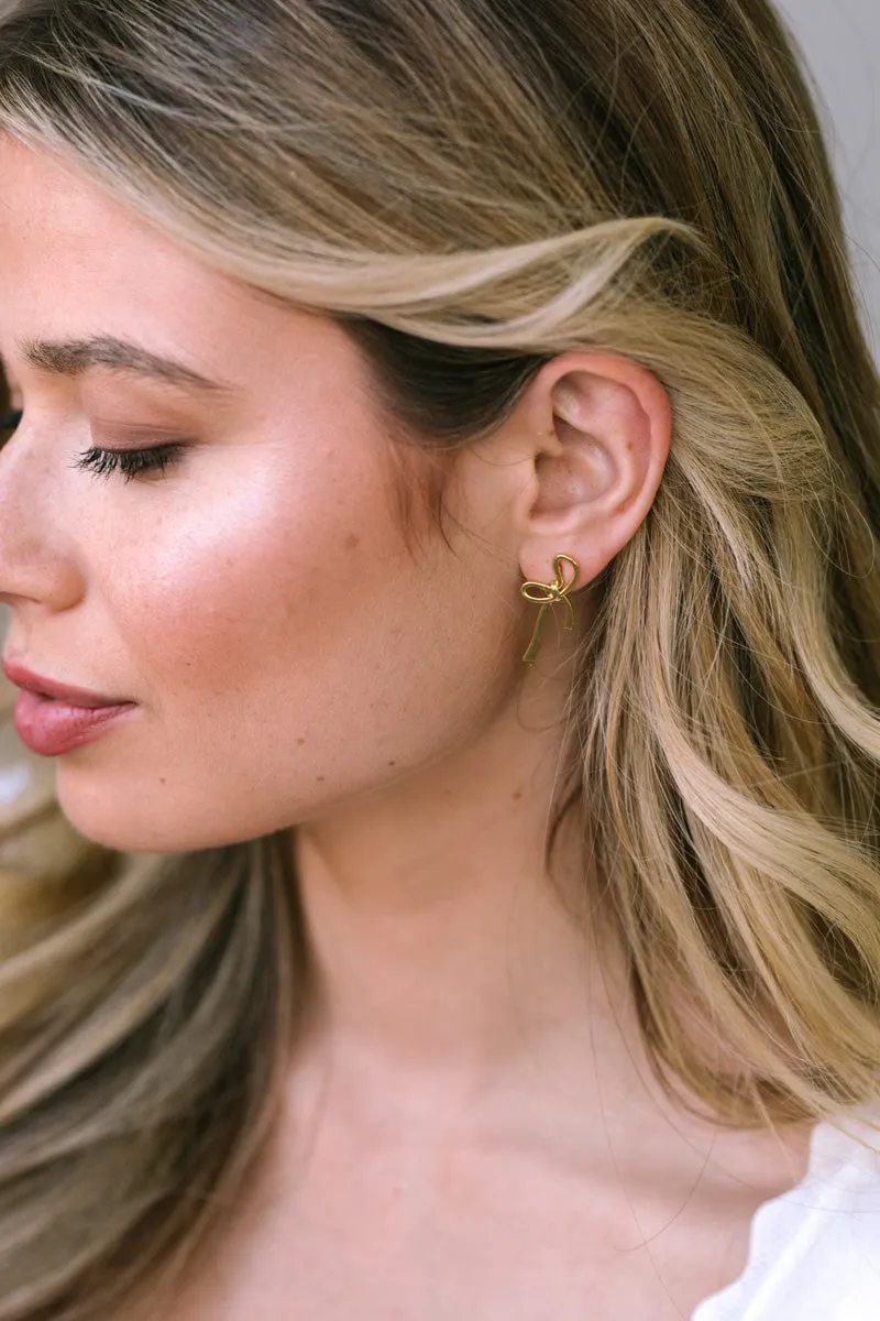 Eliza Bow Earrings sold by Morning Lavender