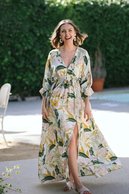 Shelly V-Neck Maxi Dress sold by Morning Lavender
