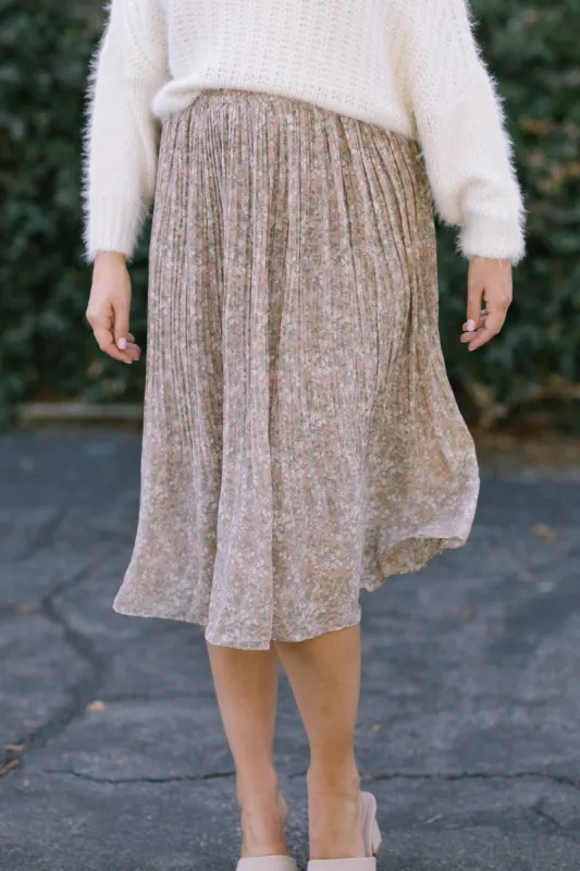 Christine Pleated Midi Skirt sold by Morning Lavender