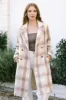Joan Plaid Double Breasted Coat sold by Morning Lavender