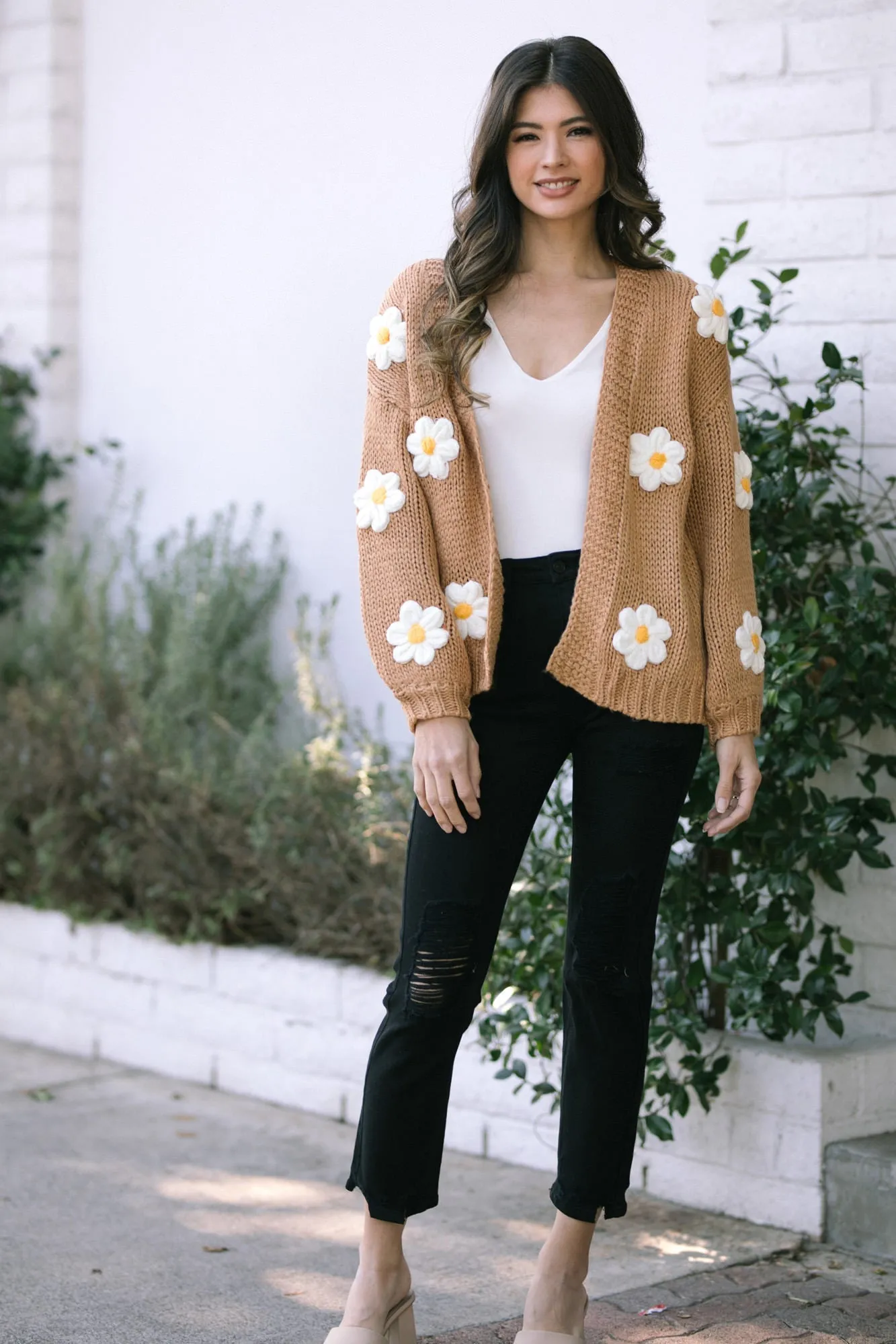 Juliet Floral Knit Cardigan sold by Morning Lavender product image thumbnail 4