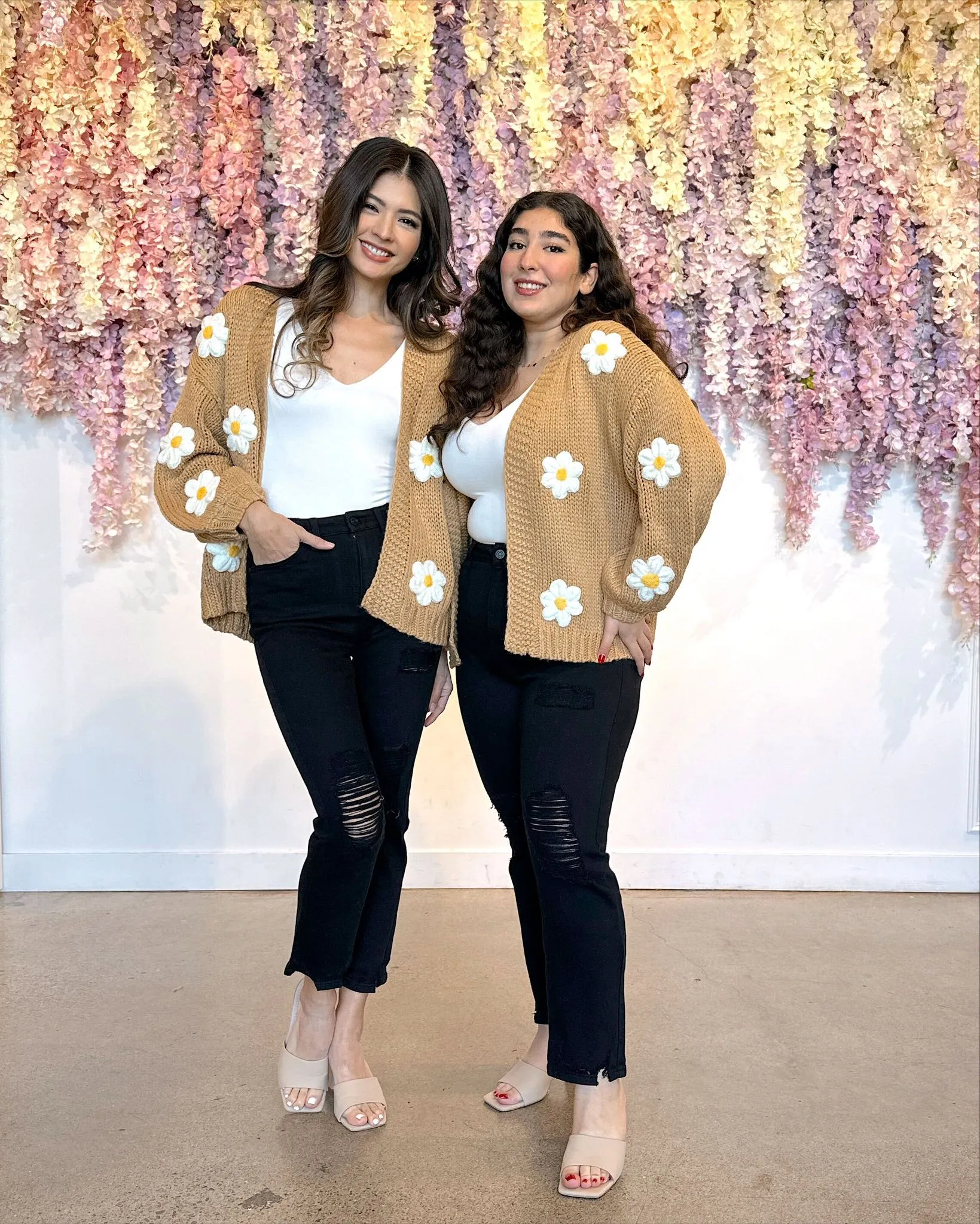 Juliet Floral Knit Cardigan sold by Morning Lavender product image thumbnail 2