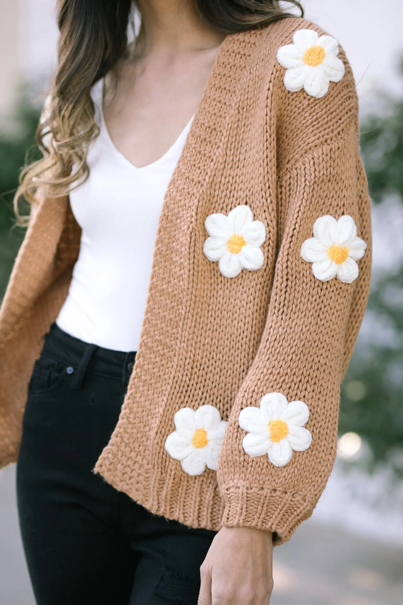 Juliet Floral Knit Cardigan sold by Morning Lavender product image thumbnail 3