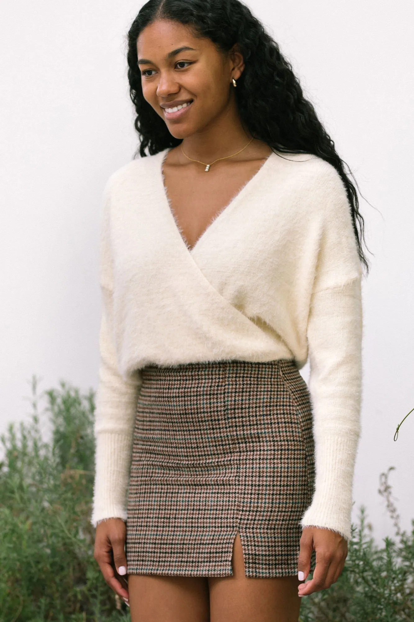 Dayla Plaid Mini Skirt sold by Morning Lavender product image thumbnail 3