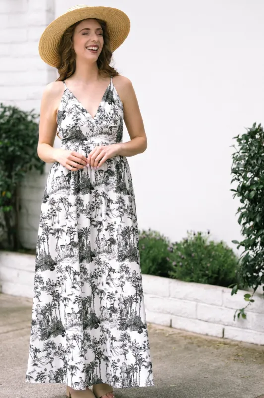 Henrietta V-Neck Maxi Dress sold by Morning Lavender