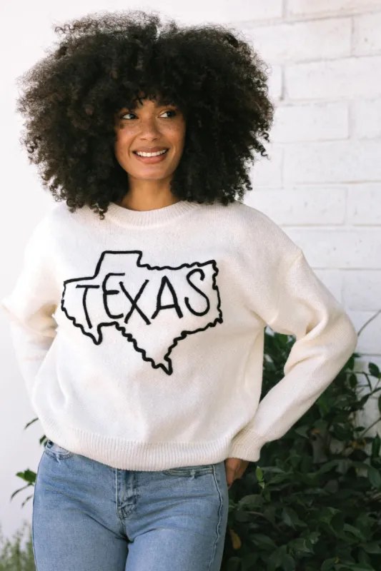 Bennie Texas Knit Sweater sold by Morning Lavender