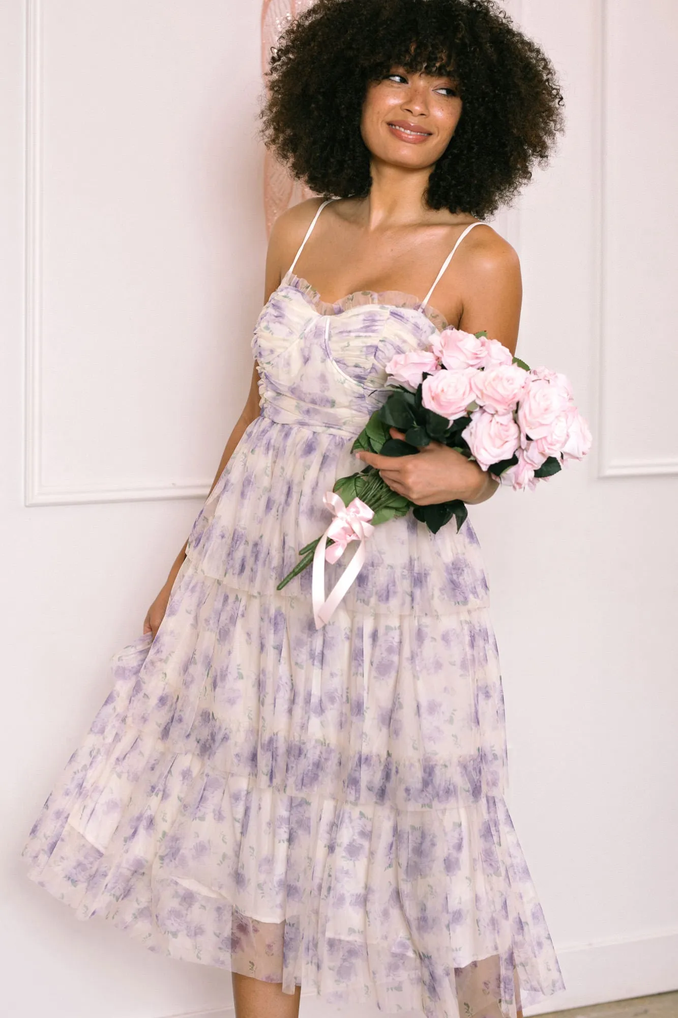 Elizabeth Tiered Midi Dress sold by Morning Lavender product image thumbnail 2