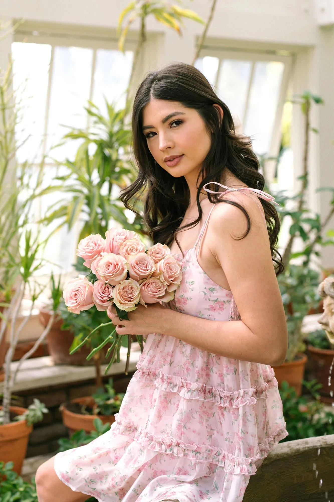 Francesca Tiered Mini Dress sold by Morning Lavender product image thumbnail 2