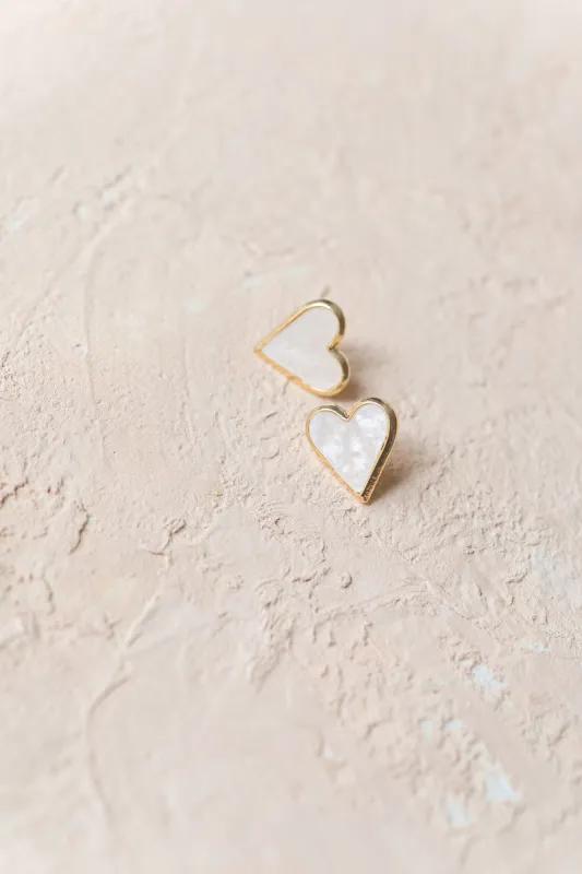 Lorena Heart Earrings sold by Morning Lavender