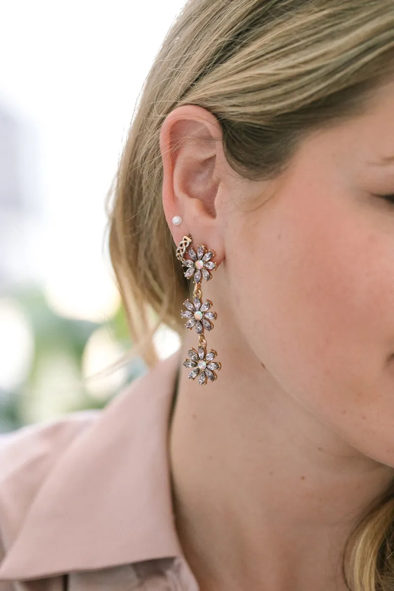 Valentina Flower Dangle Earrings sold by Morning Lavender