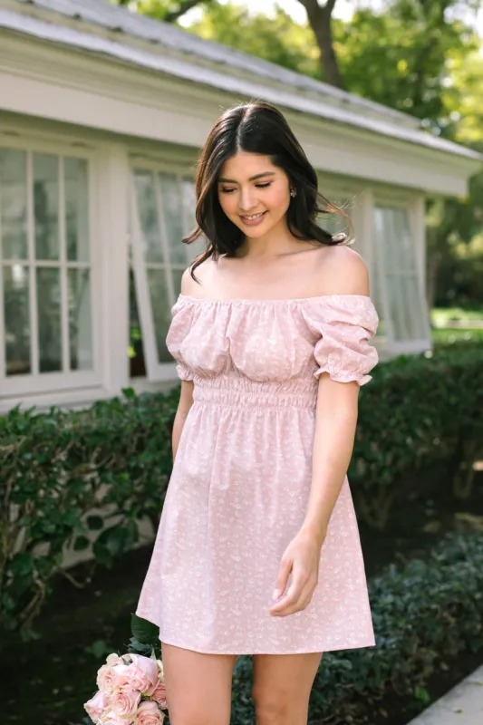 Trixie Puff Sleeve Mini Dress sold by Morning Lavender