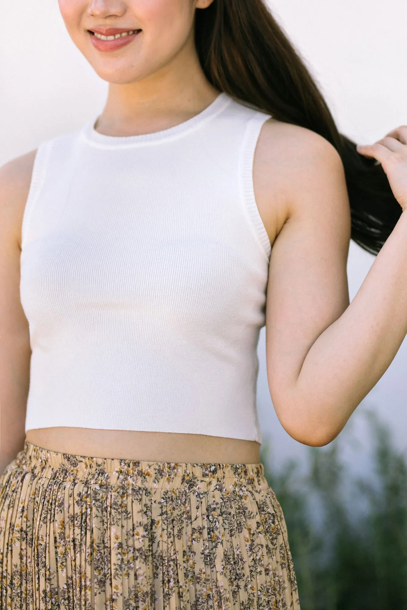 Judy Sleeveless Knit Tank sold by Morning Lavender product image thumbnail 5