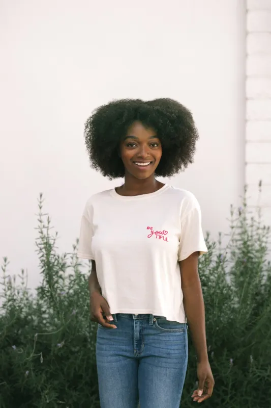 Libby Embroidered T-Shirt sold by Morning Lavender