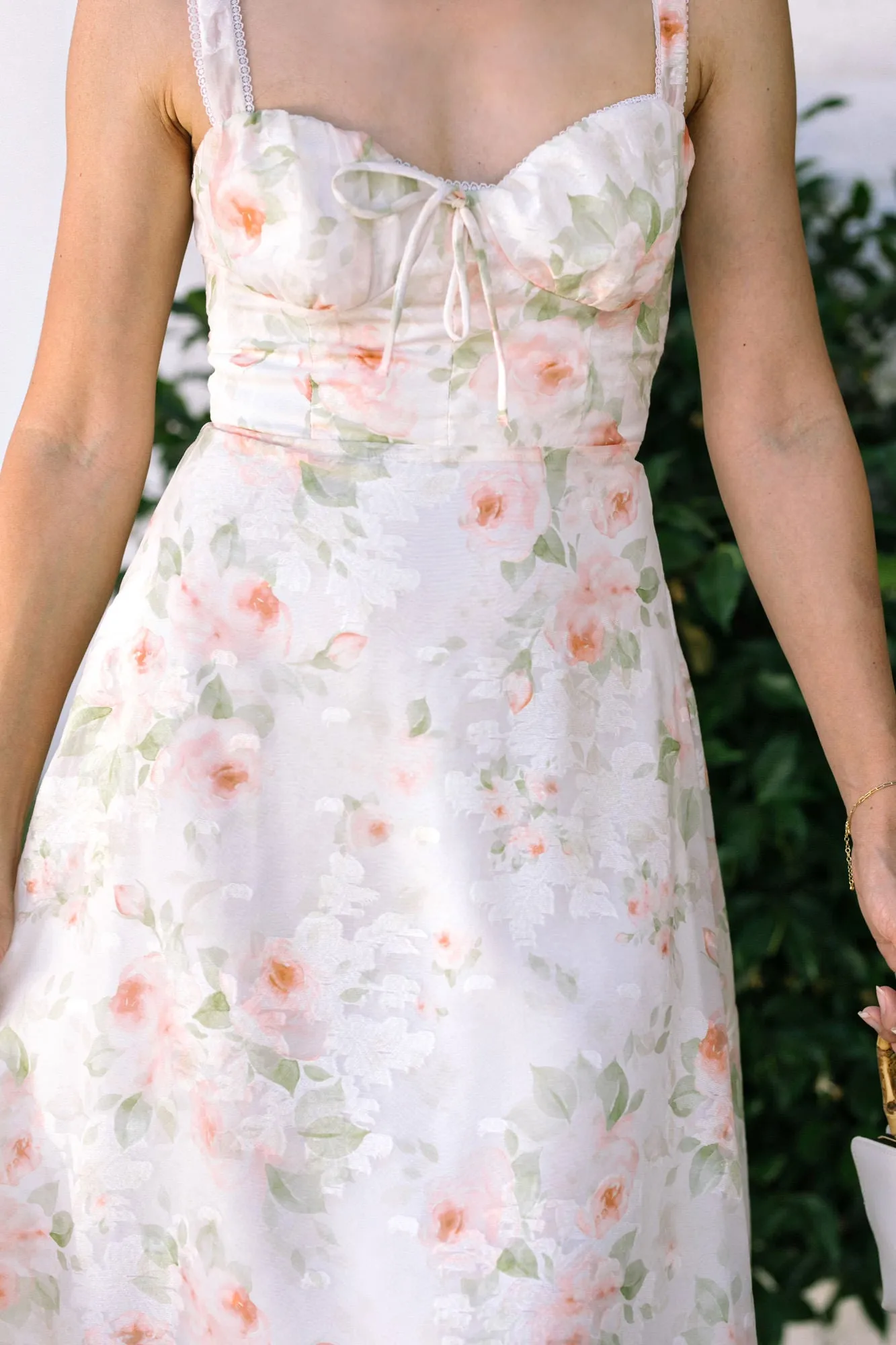 Amanda Sweetheart Floral Dress sold by Morning Lavender product image thumbnail 5