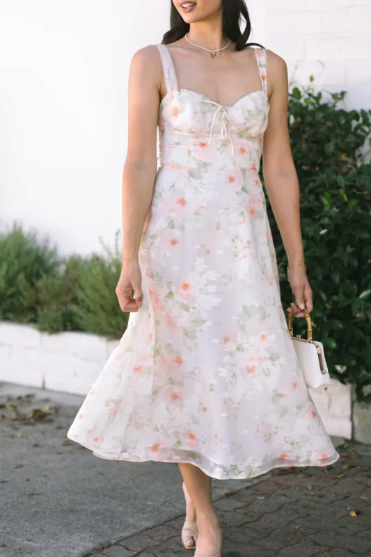 Amanda Sweetheart Floral Dress sold by Morning Lavender