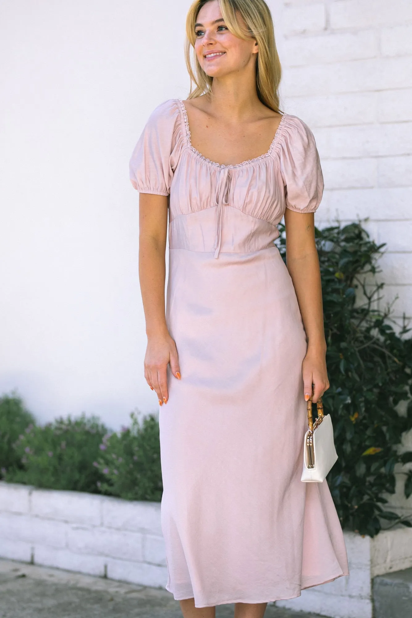 Linda Puff Sleeve Midi Dress sold by Morning Lavender product image thumbnail 3