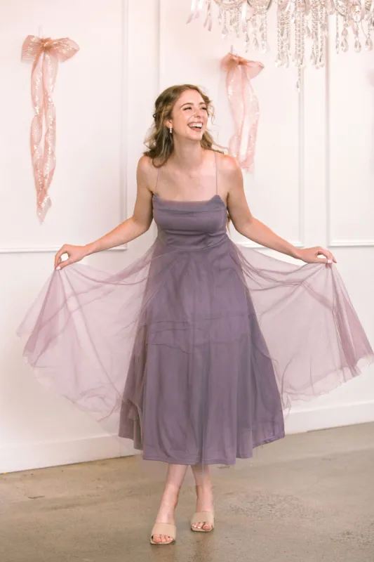 Kaitlyn Tulle Midi Dress sold by Morning Lavender